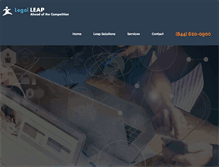 Tablet Screenshot of legalleap.com